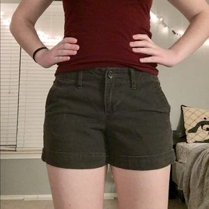 Gray Denim Shorts